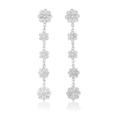 Pendientes de Oro Blanco