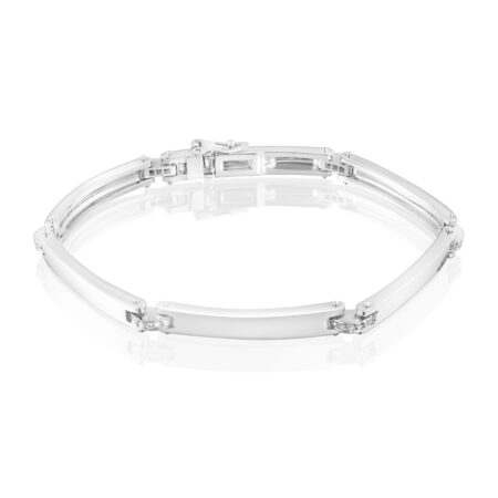 Pulsera de Oro Blanco