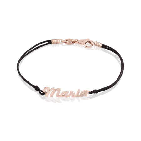 Pulsera Oro Rosa con Nombre